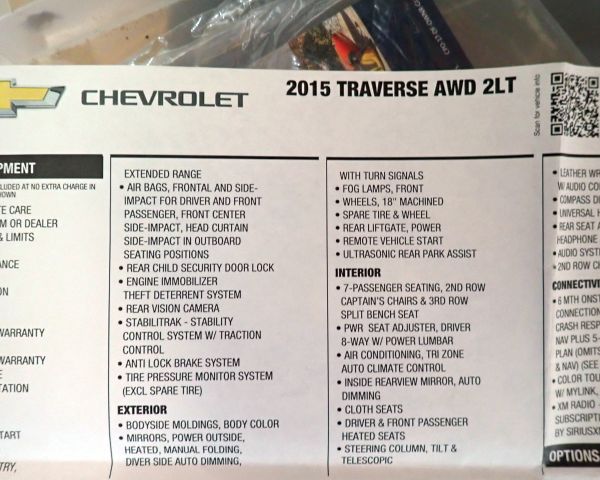 Auction listing photo